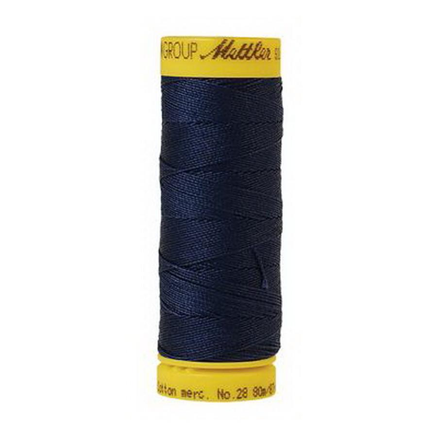Silk Finish Cotton 28wt 80m (Box of 5) NAVY