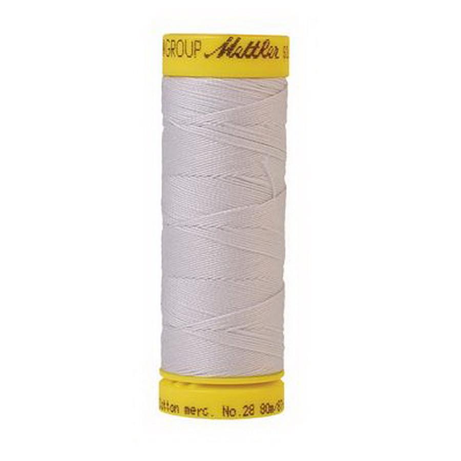Silk Finish Cotton 28wt 80m 5ct WHITE BOX05