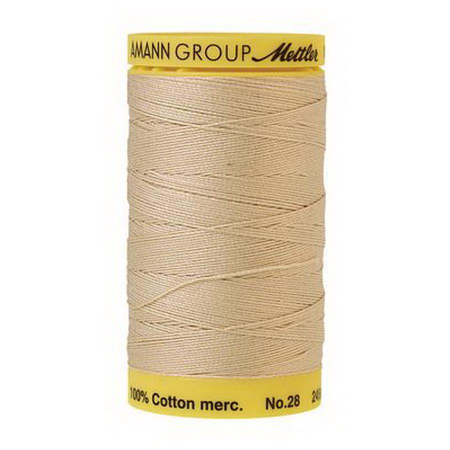 Silk Finish Cotton 28wt 245m 5ct EGGSHELL BOX05