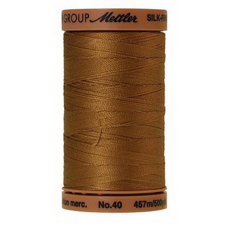 Silk Finish Cotton 40wt 457m 5ct DARK TAN BOX05