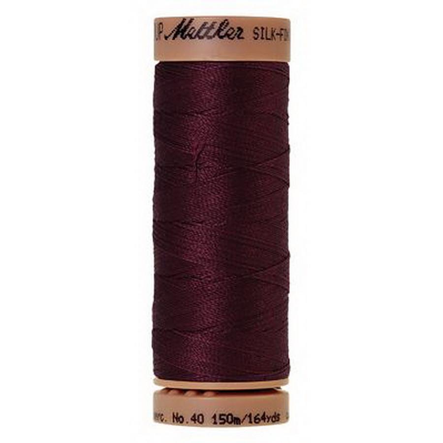 Silk Finish Cotton 40wt 150m 5ct BORDEAUX BOX05