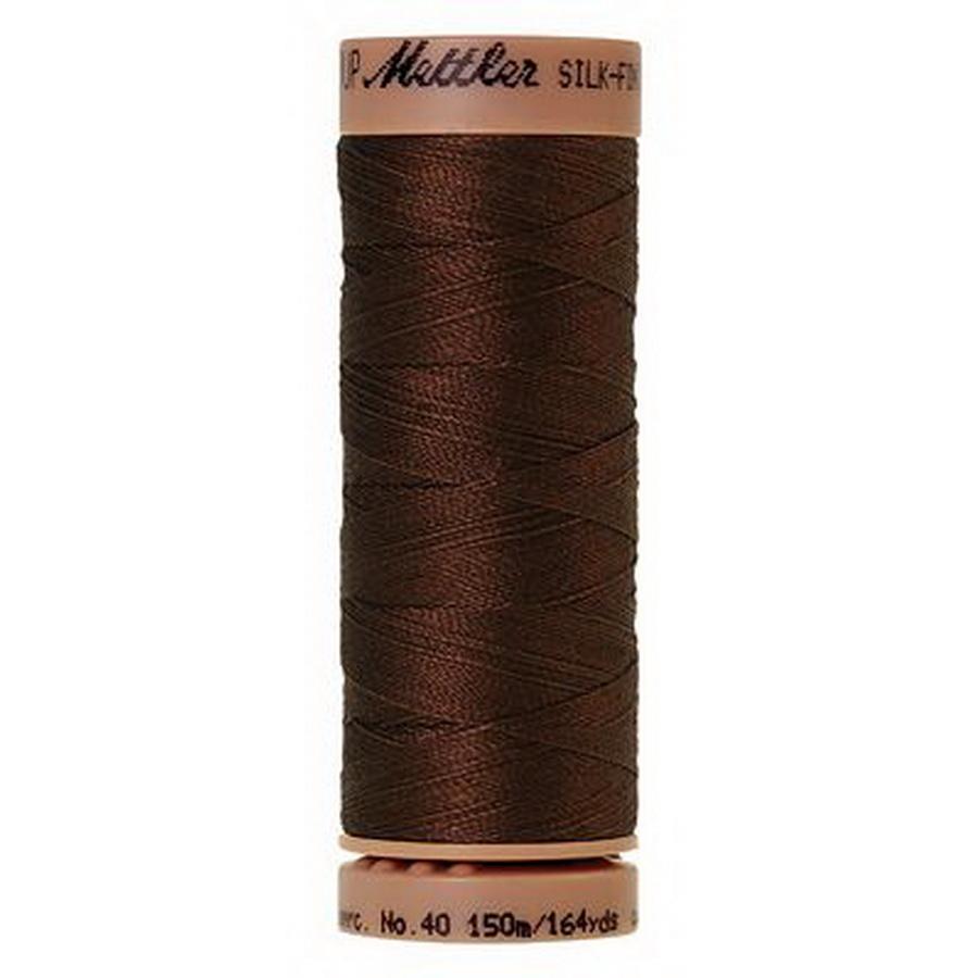 Silk Finish Cotton 40wt 150m 5ct FRIAR BROWN BOX05