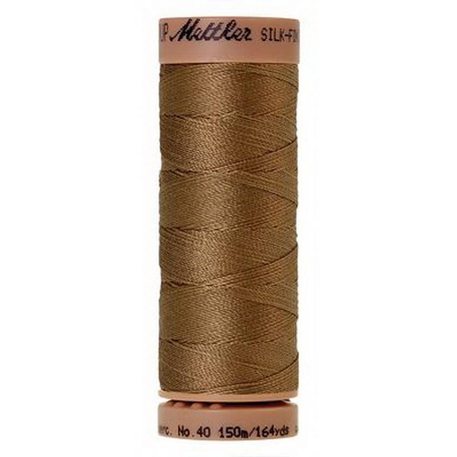Silk Finish Cotton 40wt 150m (Box of 5) DARK TAN