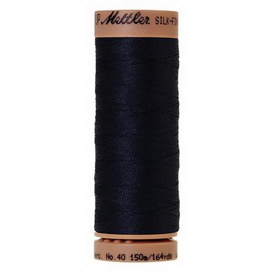Silk Finish Cotton 40wt 150m 5ct DARK BLUE BOX05