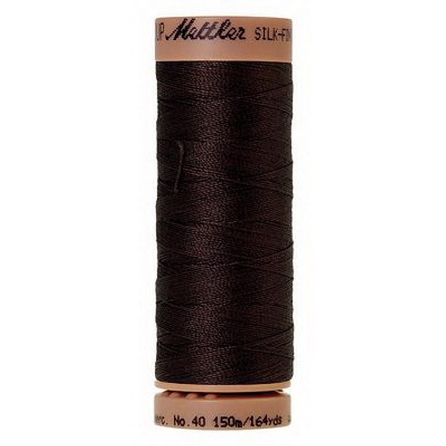 Silk Finish Cotton 40wt 150m 5ct VERY DARK BROWN BOX05