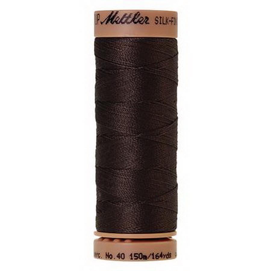 Silk Finish Cotton 40wt 150m 5ct BLACK PEPPERCORN BOX05