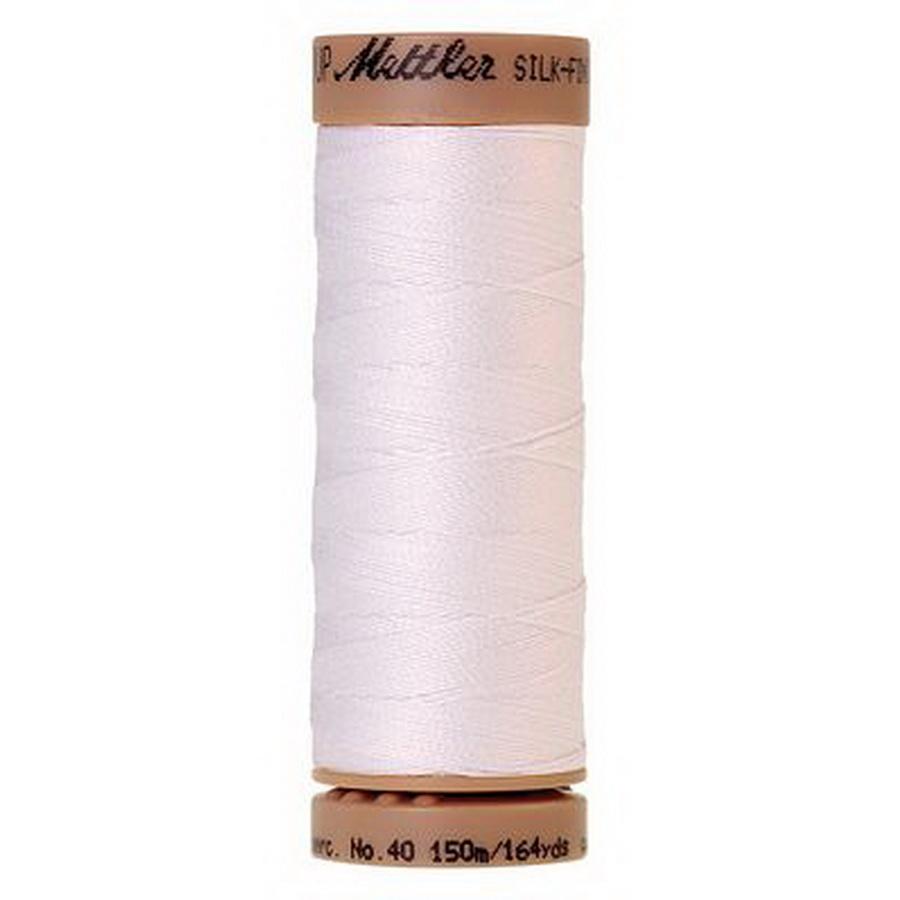 Silk Finish Cotton 40wt 150m 5ct WHITE BOX05