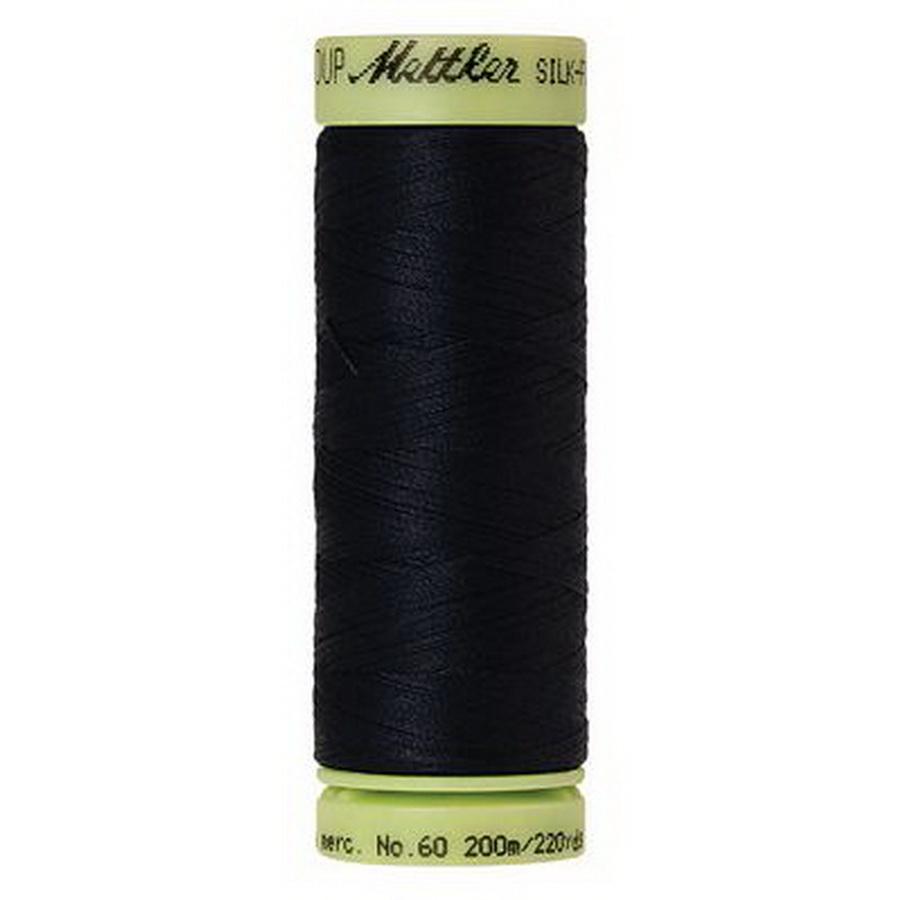 Silk Finish Cotton 60wt 220yd (Box of 5) DARKEST BLUE