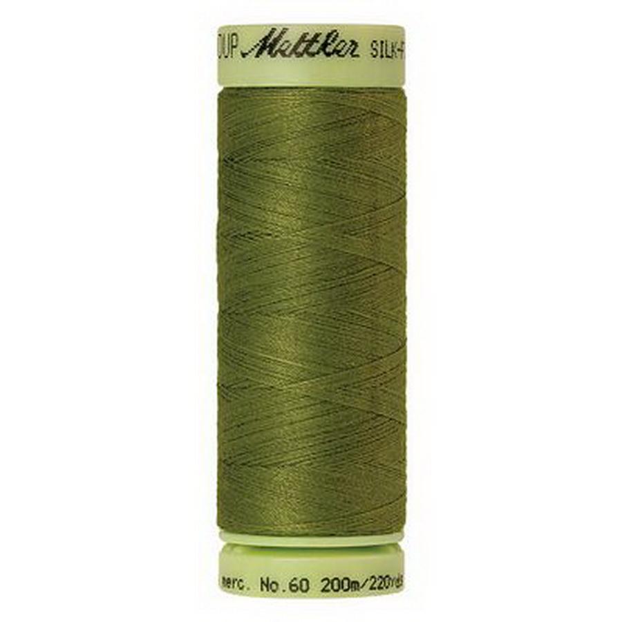 Silk Finish Cotton 60wt 220yd (Box of 5) MOSS GREEN