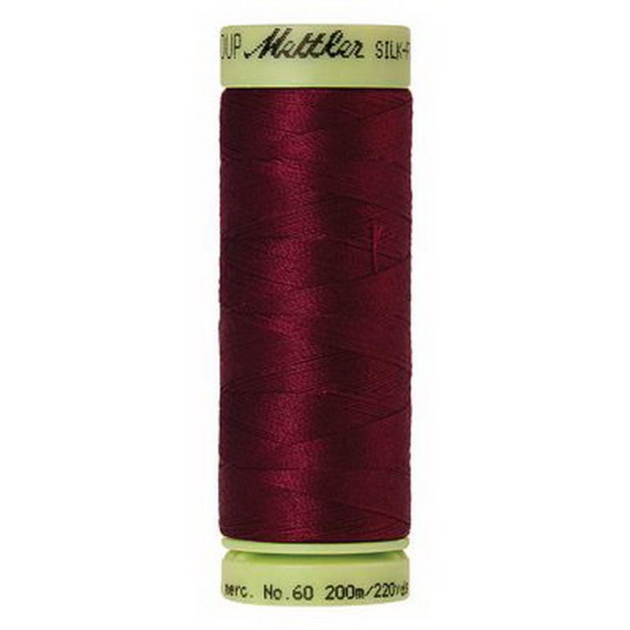 Silk Finish Cotton 60wt 220yd (Box of 5) CRANBERRY