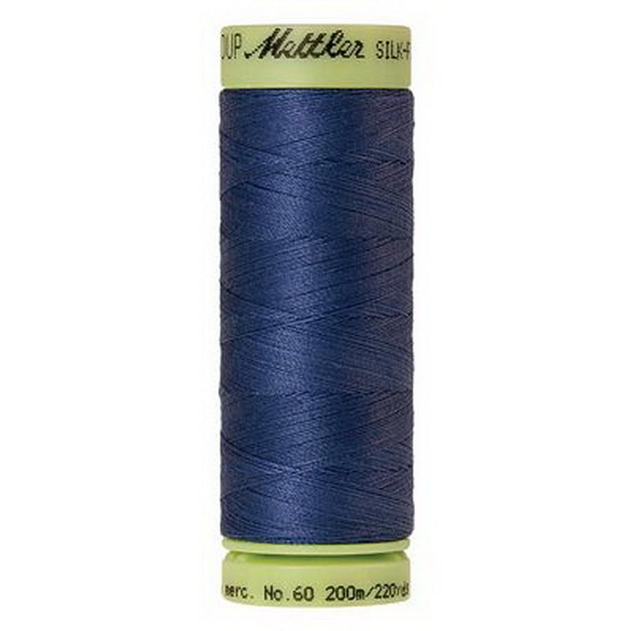 Silk Finish Cotton 60wt 220yd (Box of 5) STEEL BLUE