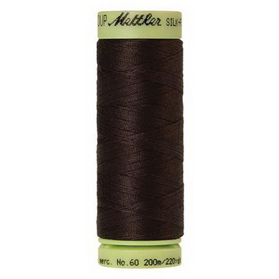 Silk Finish Cotton 60wt 220yd (Box of 5) BLACK PEPPERCORN