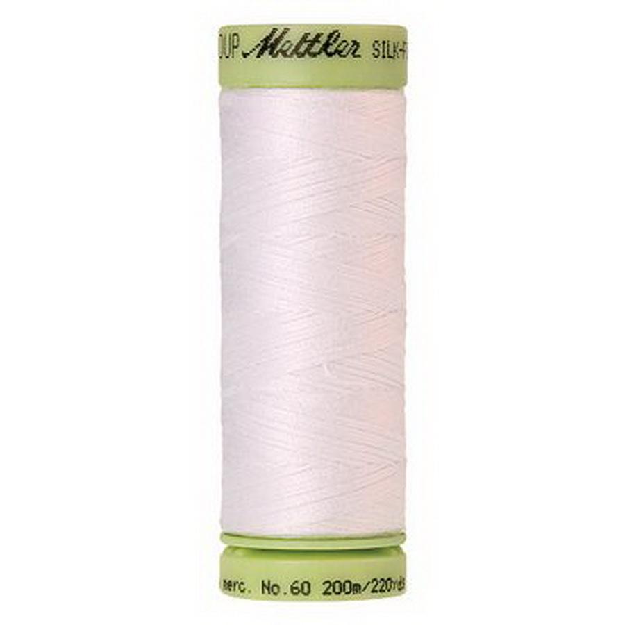 Silk Finish Ctn 60wt 220yd 5ct WHITE BOX05