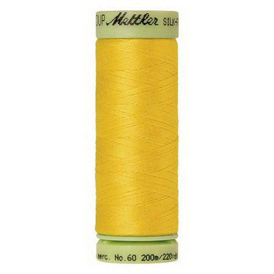 Silk Finish Cotton 60wt 220yd (Box of 5) VIBRANT YELLOW