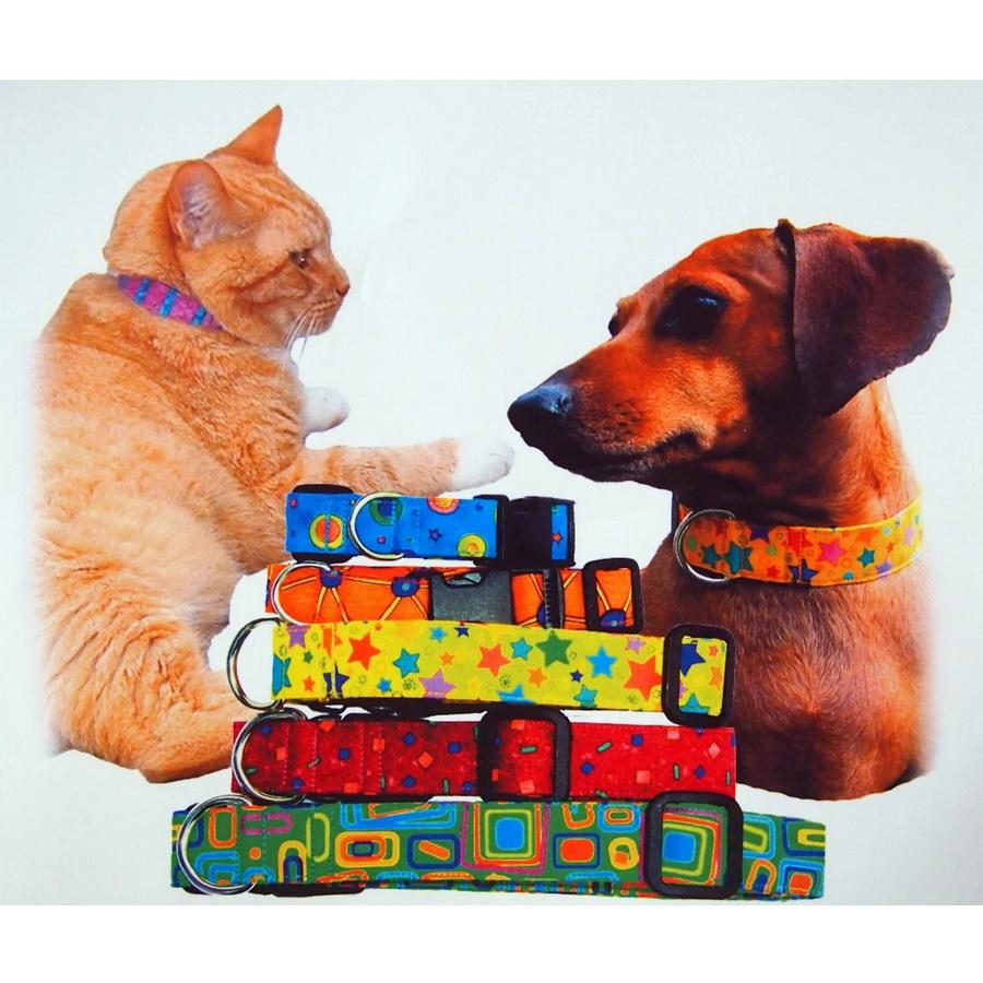 For the Love of Fabric Playful Pet Collars