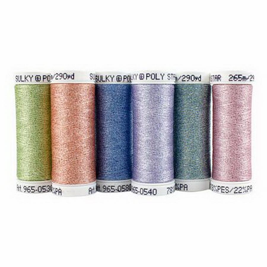 Poly Sparkle Assortment - Summer (6 Count)