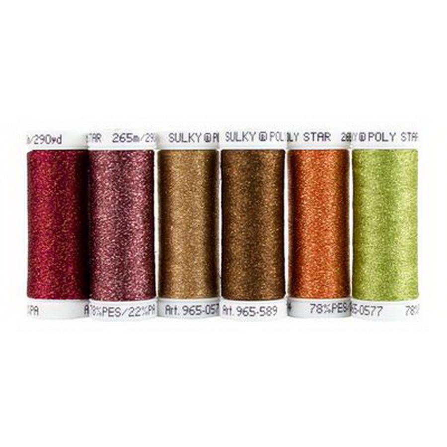 Poly Sparkle Assortment - Fall (6 Count)