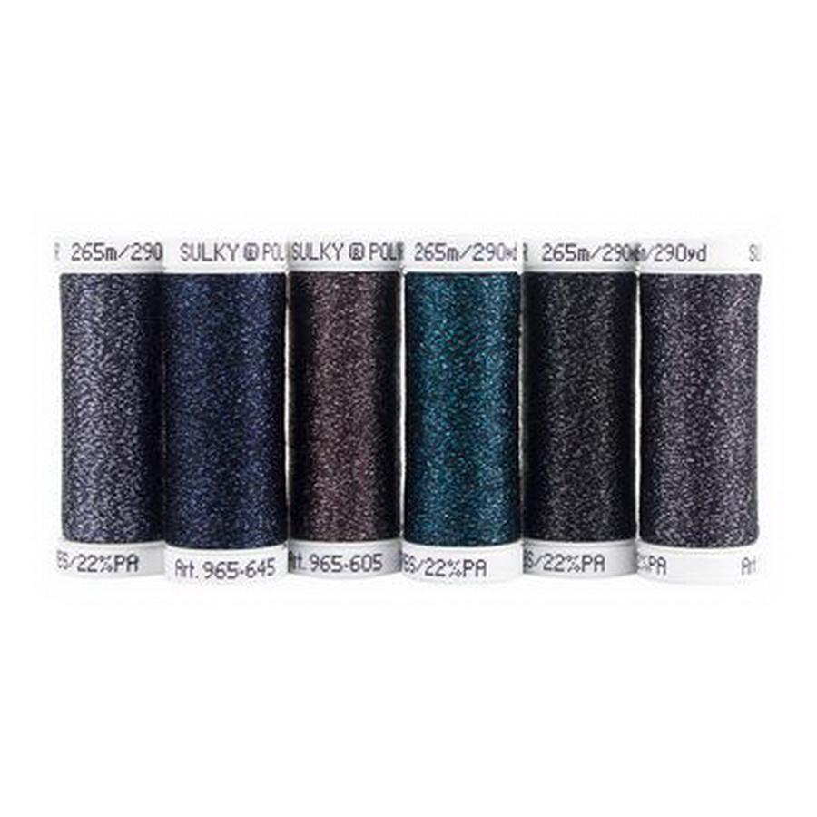 Poly Sparkle Assortment - Winter (6 Count)