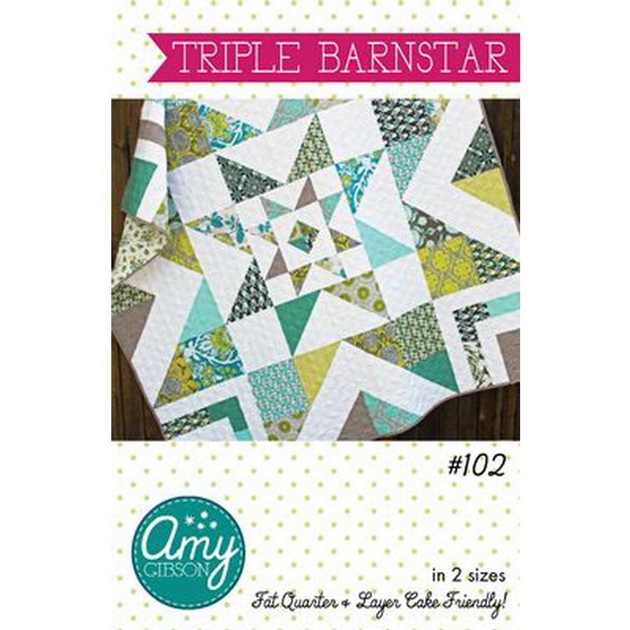 Triple Barnstar Quilt Pattern