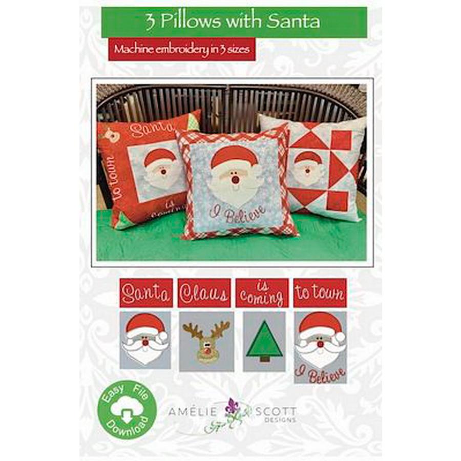 3 Pillows with Santa ME