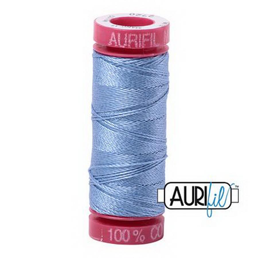 Aurifil Mako 12wt 55yd Light Delft Blue