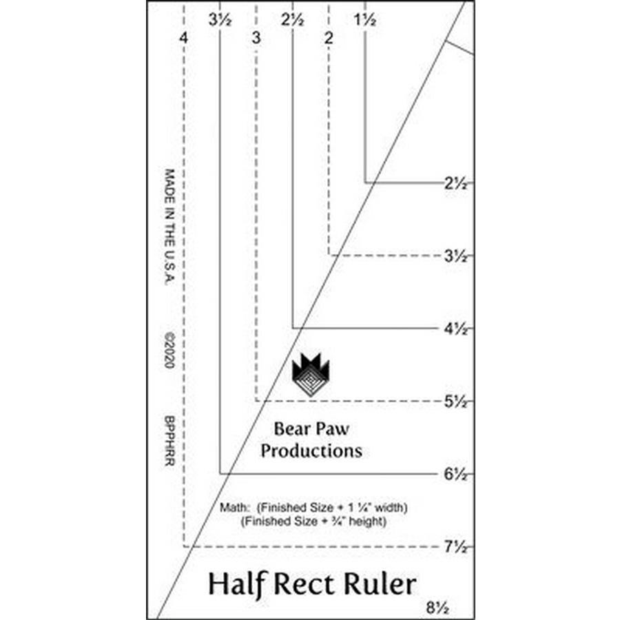 Half Rect Ruler