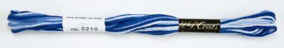 Embroidery Floss SHADED BLUES (Box of 24)