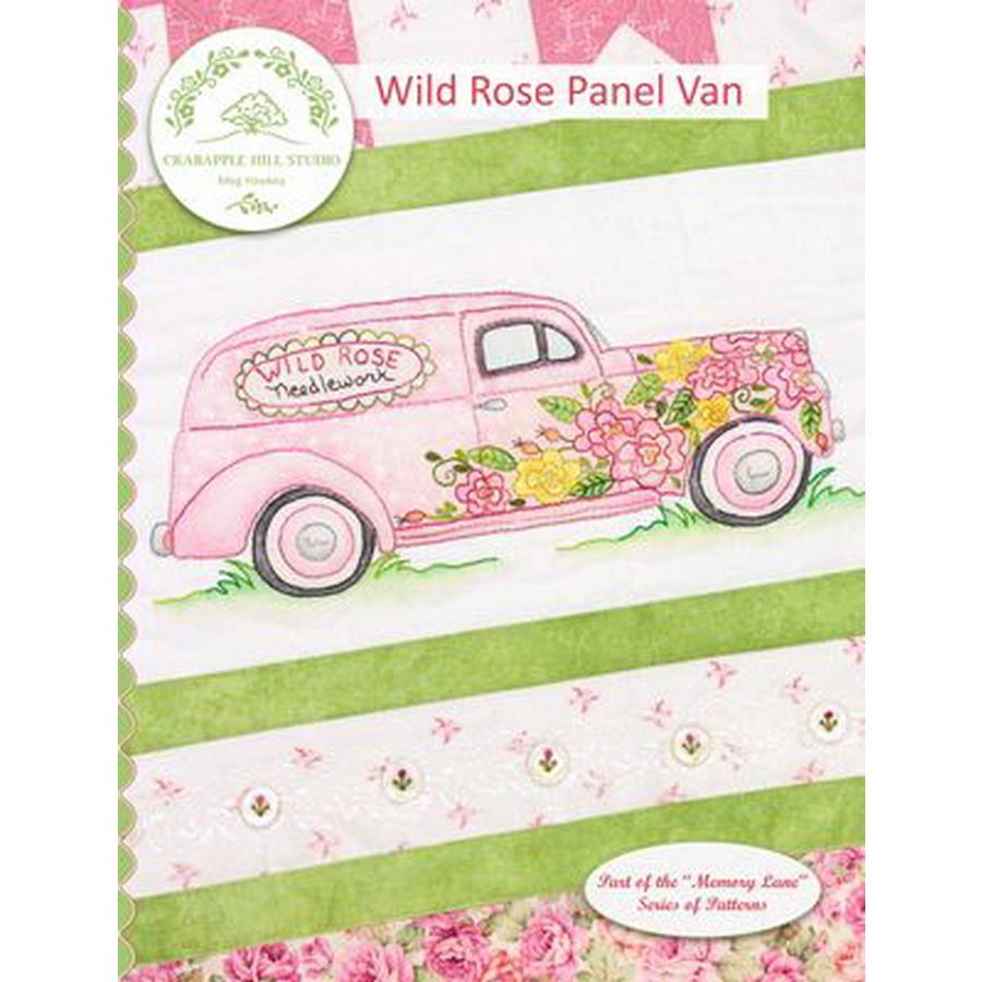 Crabapple Hill Studios Wild Rose Panel Van Pattern