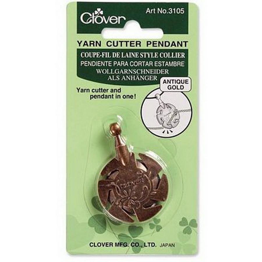 Yarn Cutter Pendant AntGold