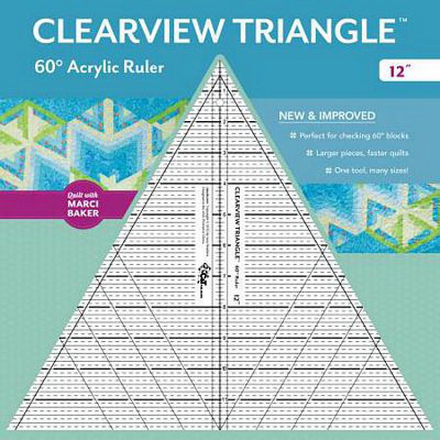 Clearview Triangle 12in 60 Degree Ruler