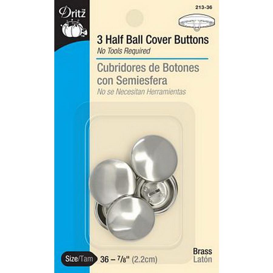 Half Ball Cover Buttons size36 BOX03