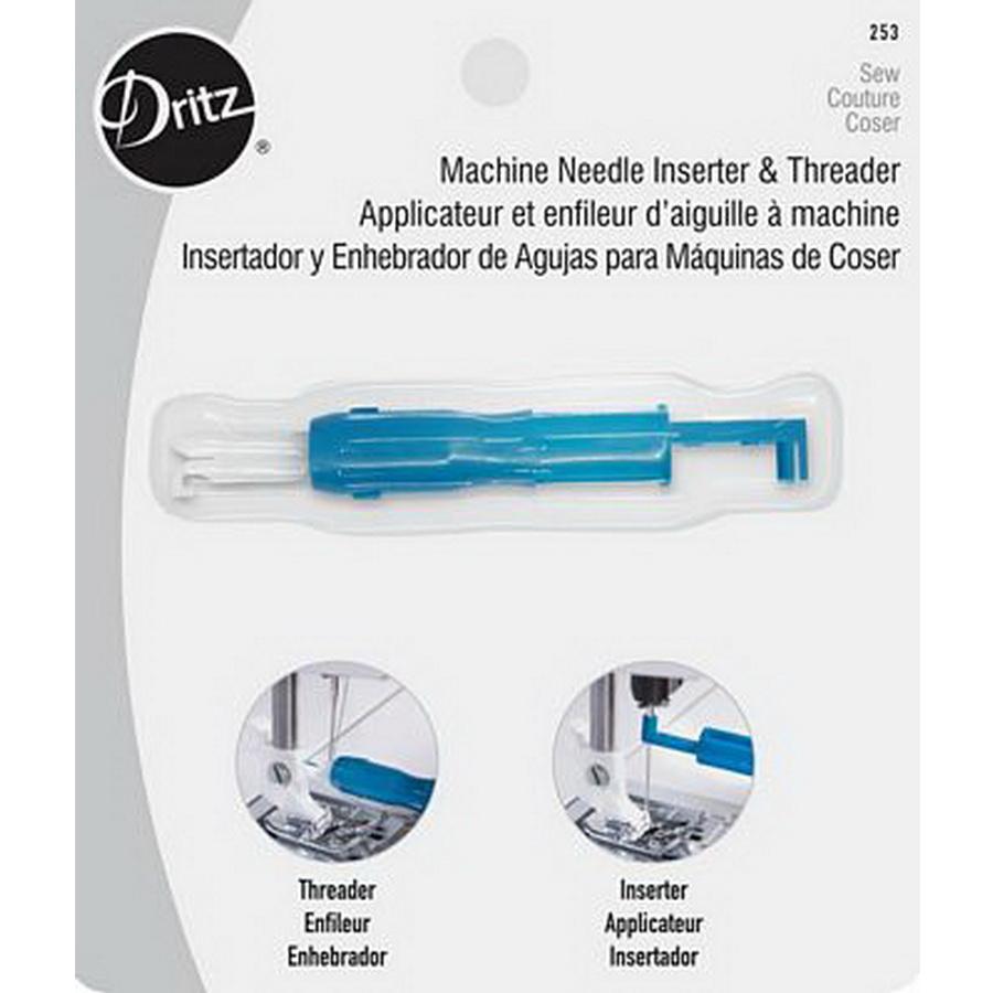 Dritz Mach.Needle Inserter&Thrder (Box of 3)