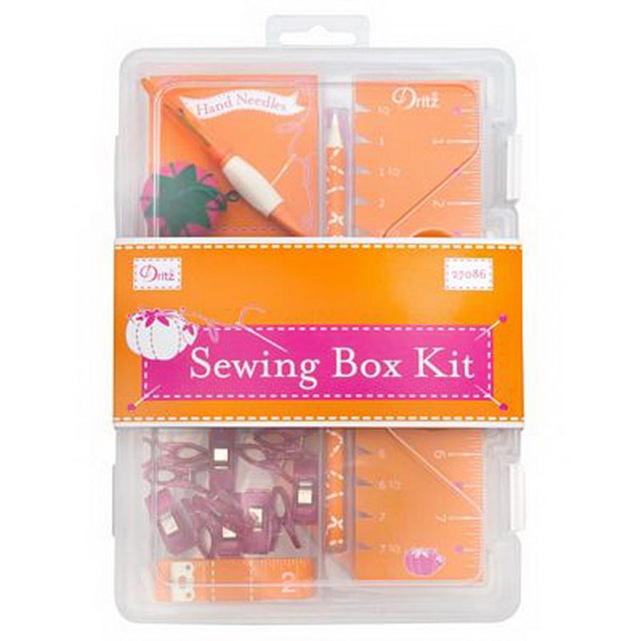 Dritz Sewing Box Kit, Orange Pink, 1 Kit