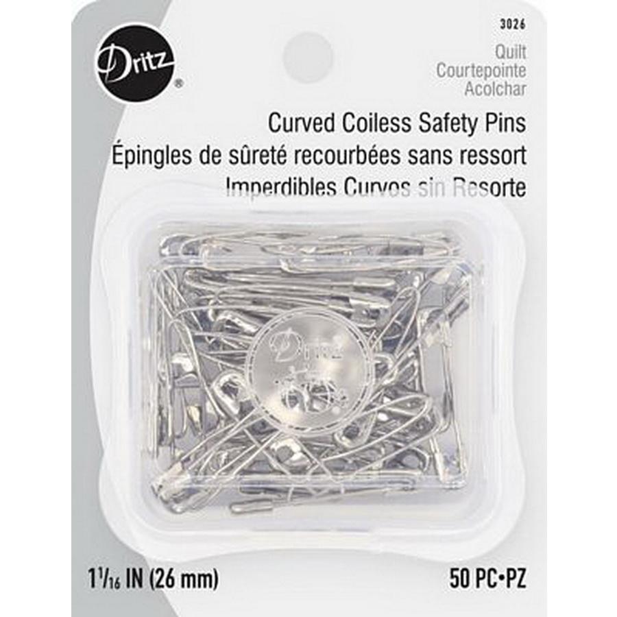 Curved Safety Pins Size 1 BOX03