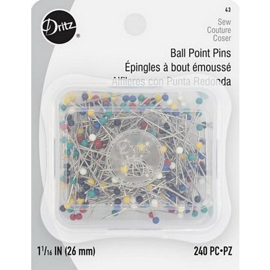 Ball Point Pins 1-1/16in 240ct BOX06
