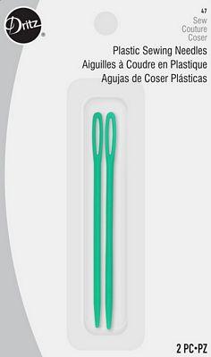 Dritz Plastic Sewing Needles 2ct. (Box of 6)
