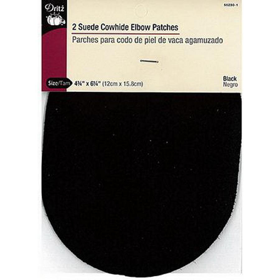 Dritz Lther Elbow Patch Black (Box of 3)