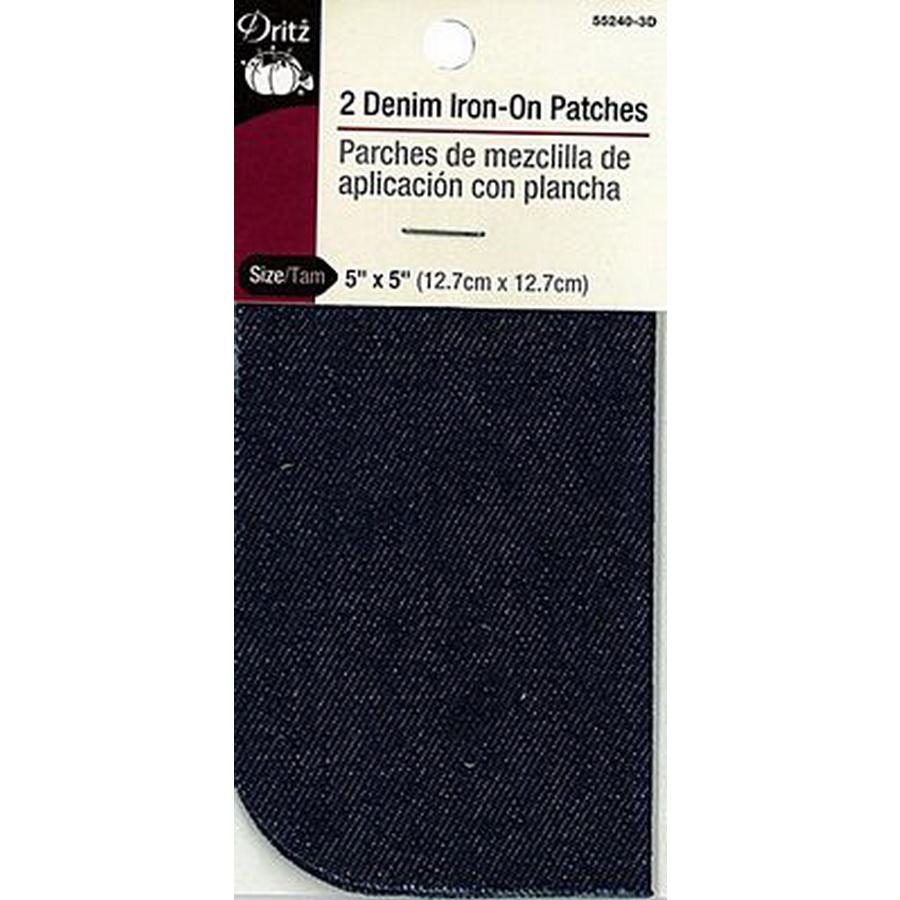 Denim Iron-On Patch Dk Blue 6/ BOX06