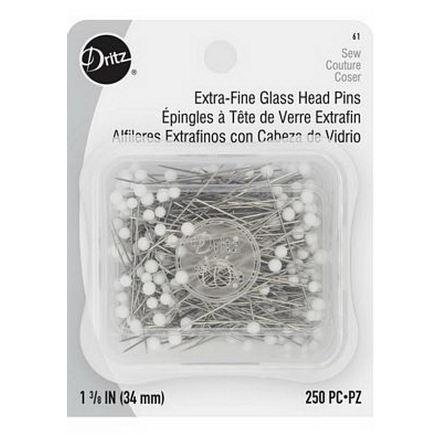 Extra Fine Glass Head Pins 6/b BOX06