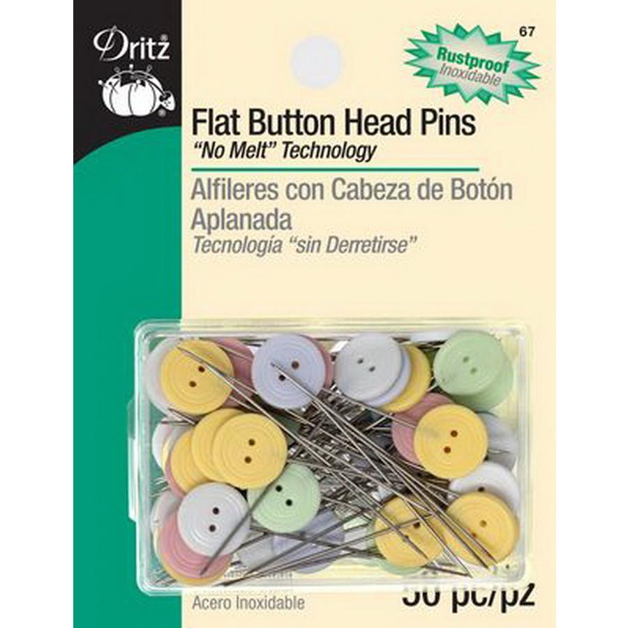 Dritz Button Hd Pins 50ct (Box of 3)