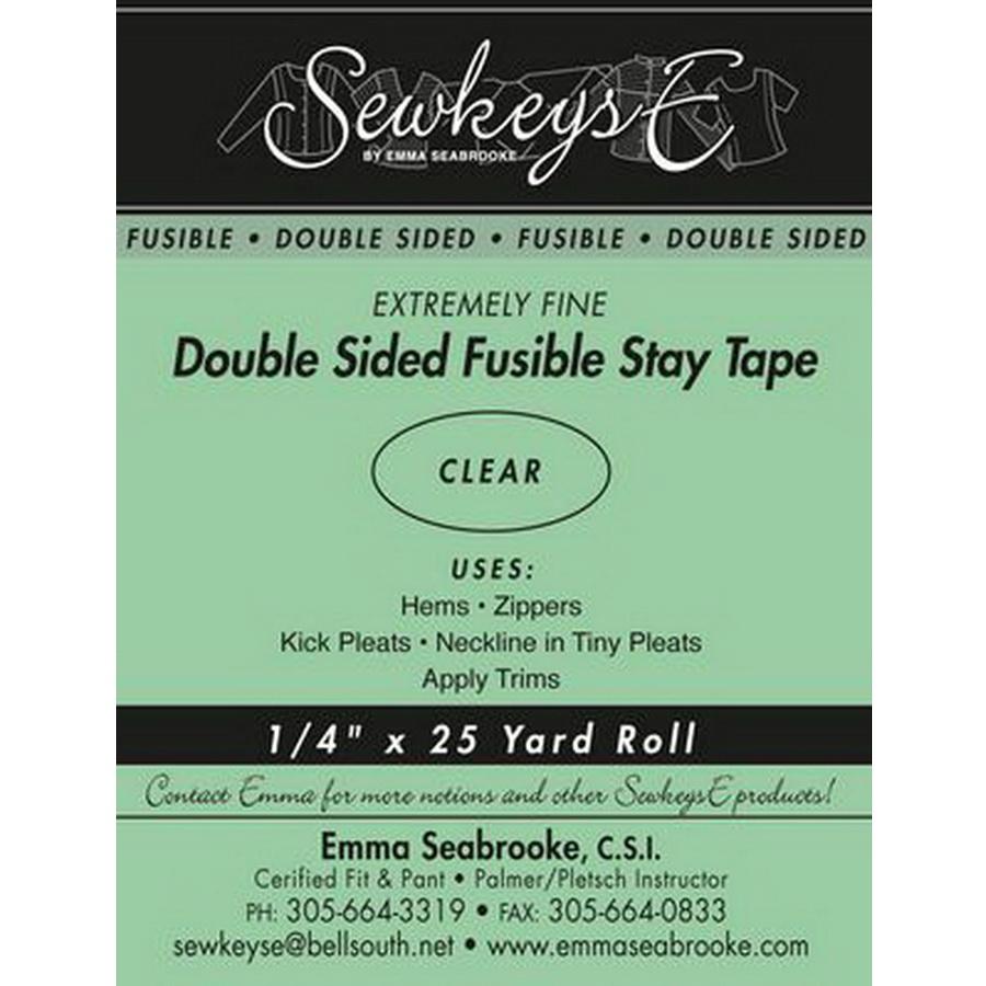 Double Sided Fusible Stay Tape .25 Extremely Fine