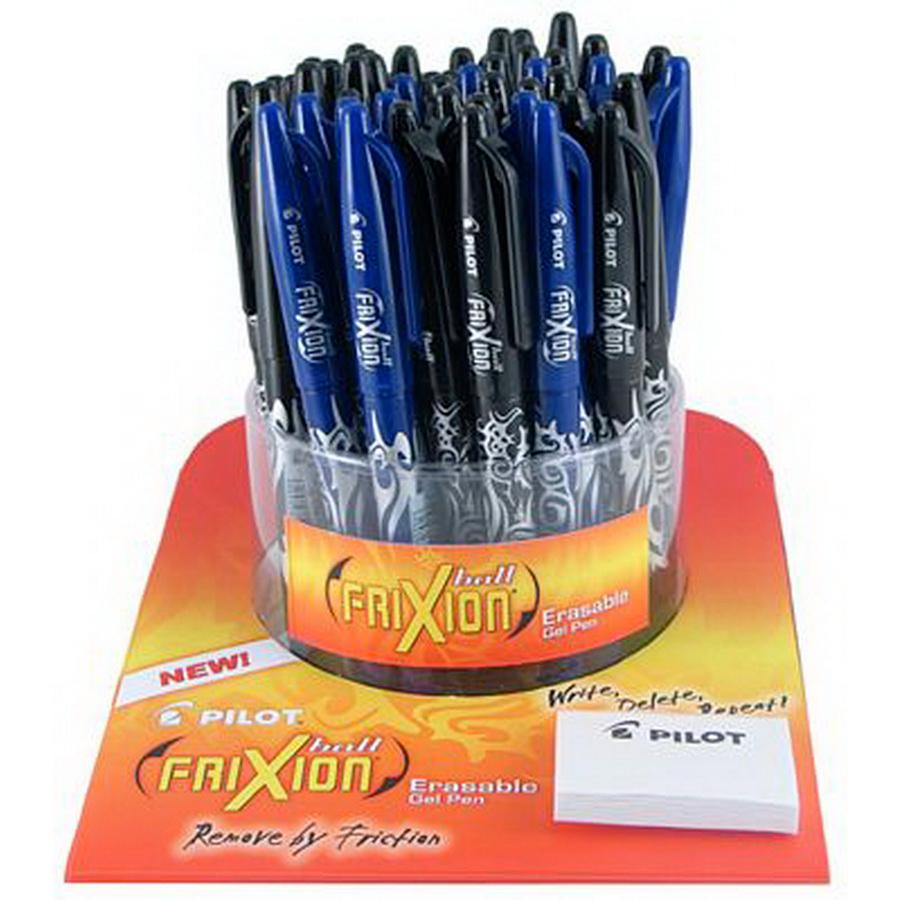 Frixion Gel Pens Black & Blue 48 Pack Tub Display