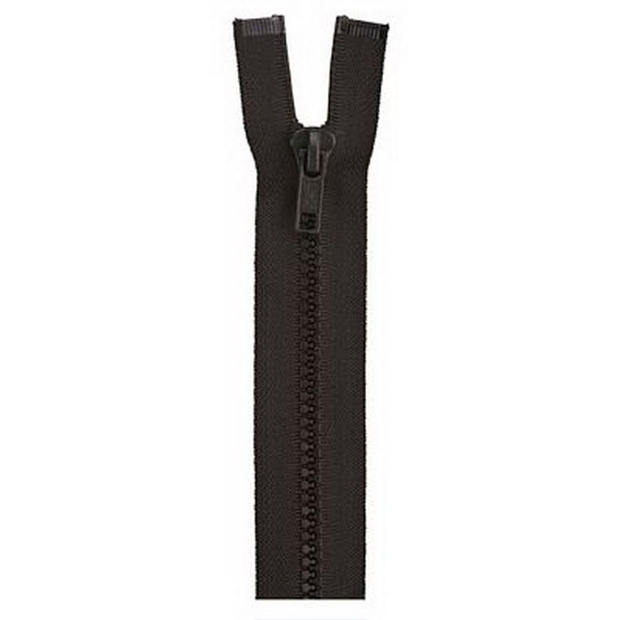 Separating Sport Zipper 24in,PolyesterCloisterBrown