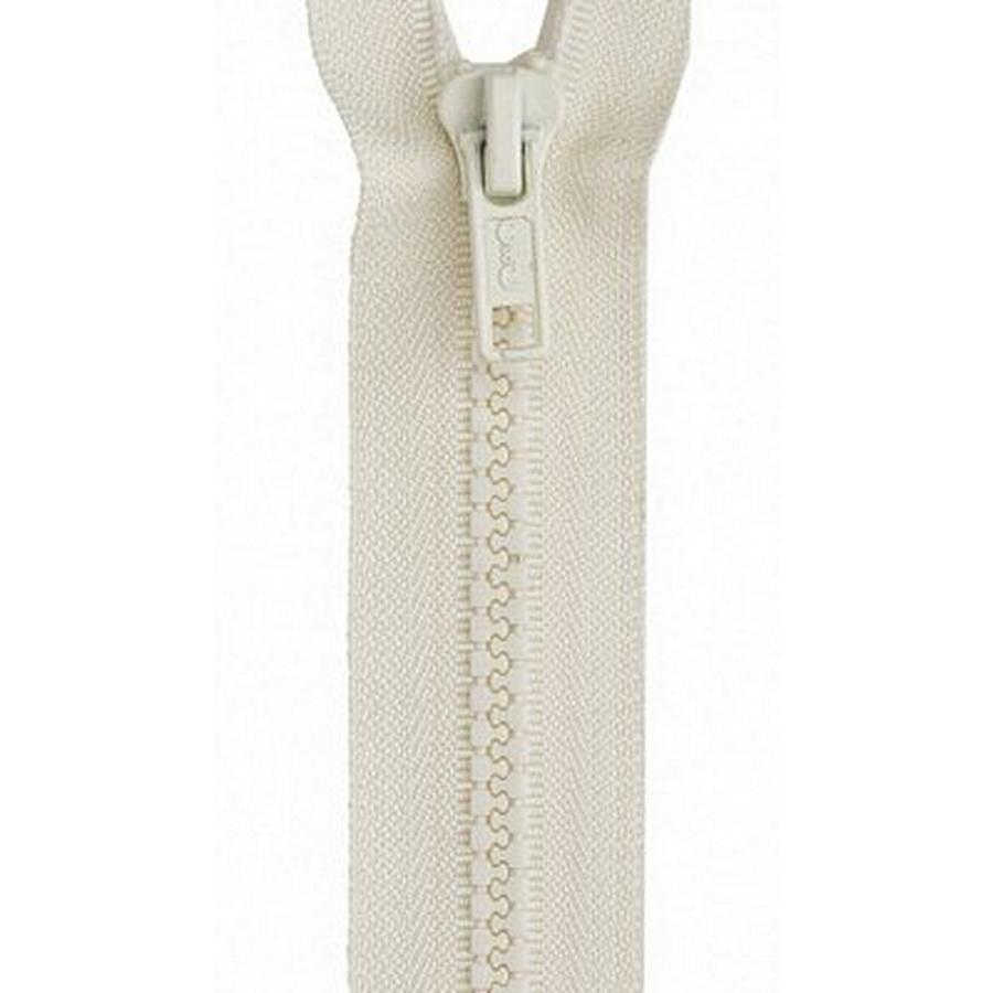 Separating Sport Zipper-30in Polyester, Natural BOX02