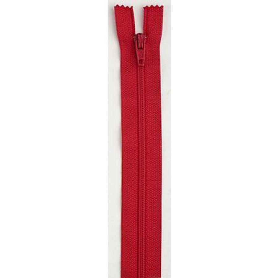 Coil Separating Zipper-22in Polyester, Atom Red