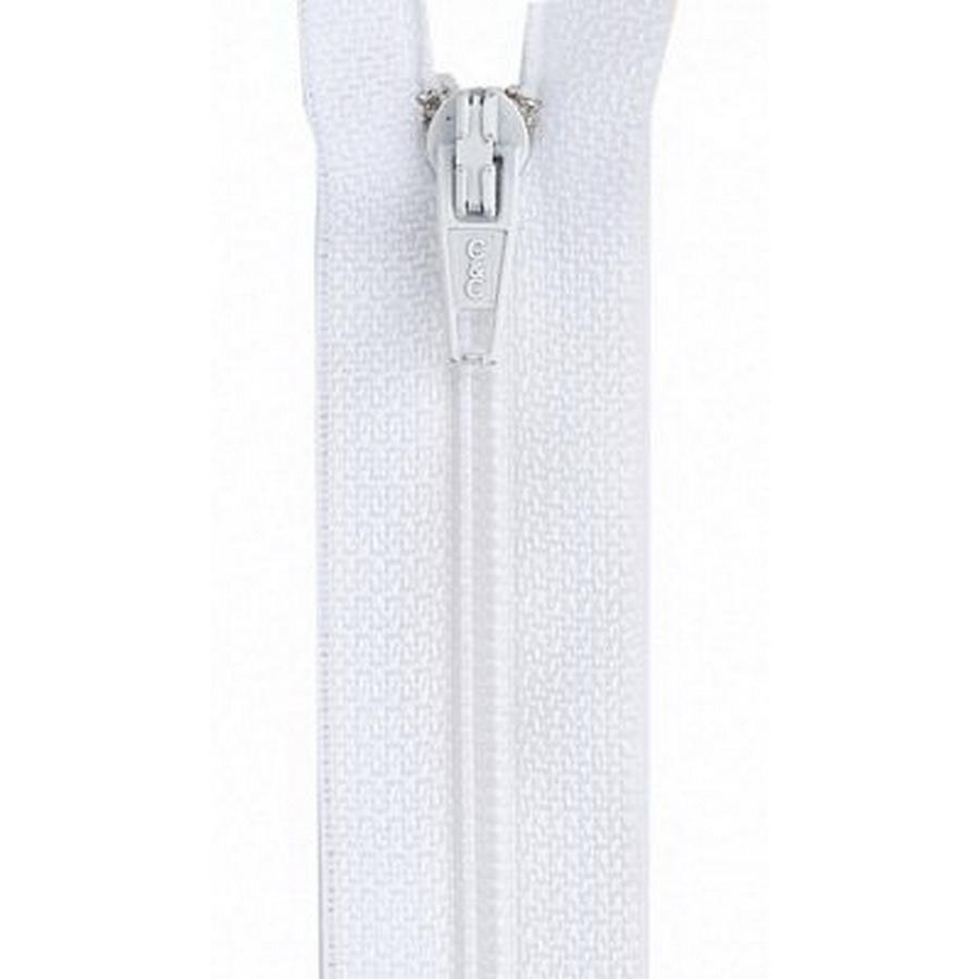 Robe Zipper 36in, White (#1)