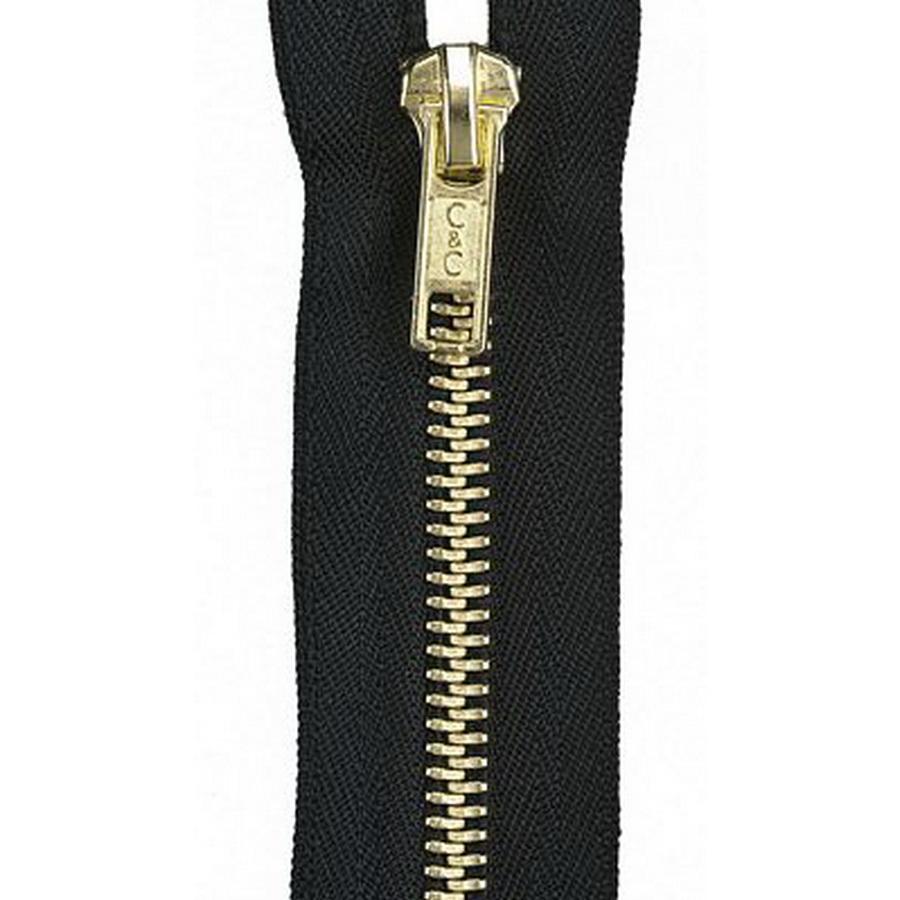 Coats & Clark Coverall Zipper - 24"  Brass White (Box of 2)