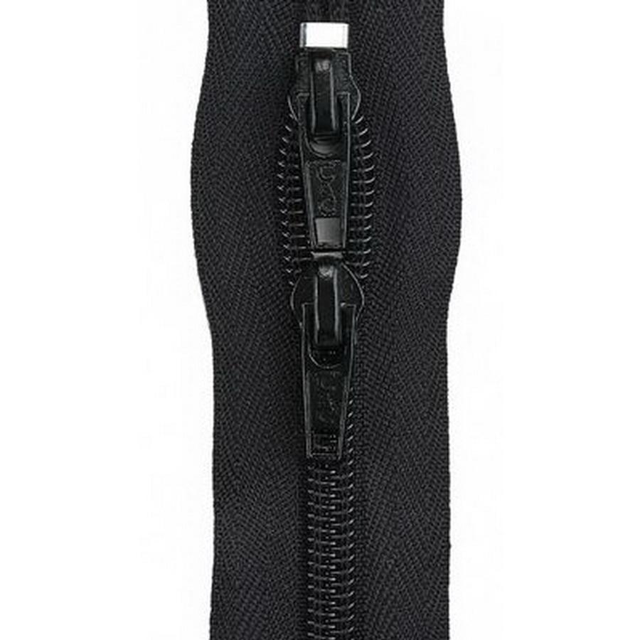 Coats & Clark Handbag Zipper - 12" Polyester Black (Box of 2)