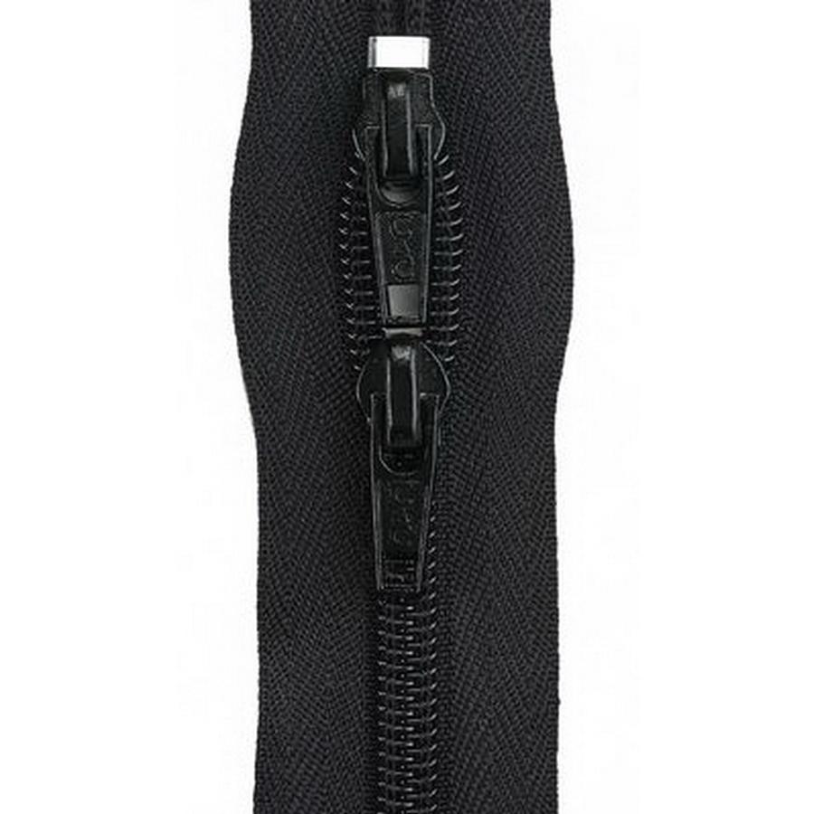 Coats & Clark Handbag Zipper - 18" Polyester Black (Box of 2)