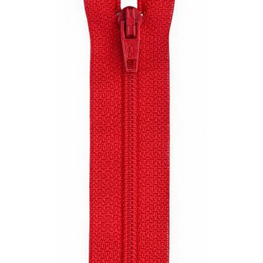 Polyester Zipper 12in  Atom Red BOX03